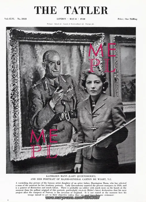 : Tatler cover - Kathleen Mann : Tatler cover - Kathleen Mann
