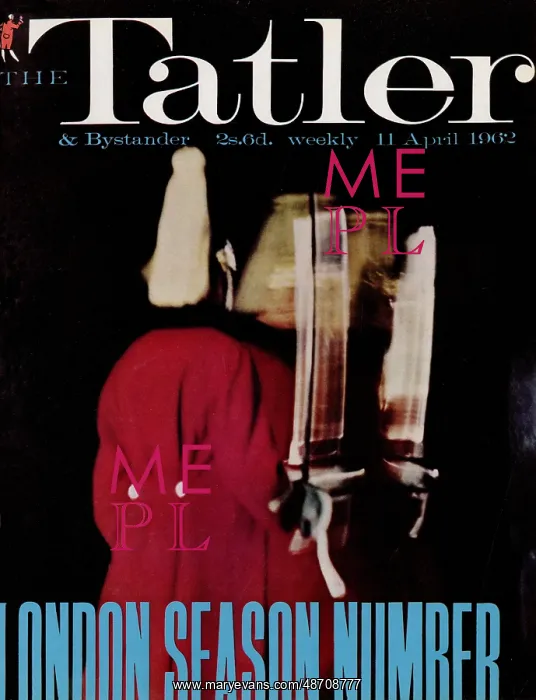 : Tatler Front Cover - life guard with sword : Tatler Front Cover - life guard with sword