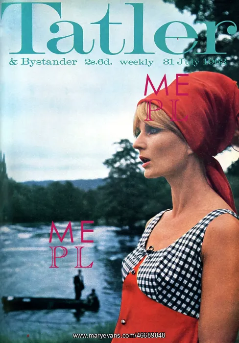 : Tatler front cover, Marlow, Bucks, 1963 : Tatler front cover, Marlow, Bucks, 1963