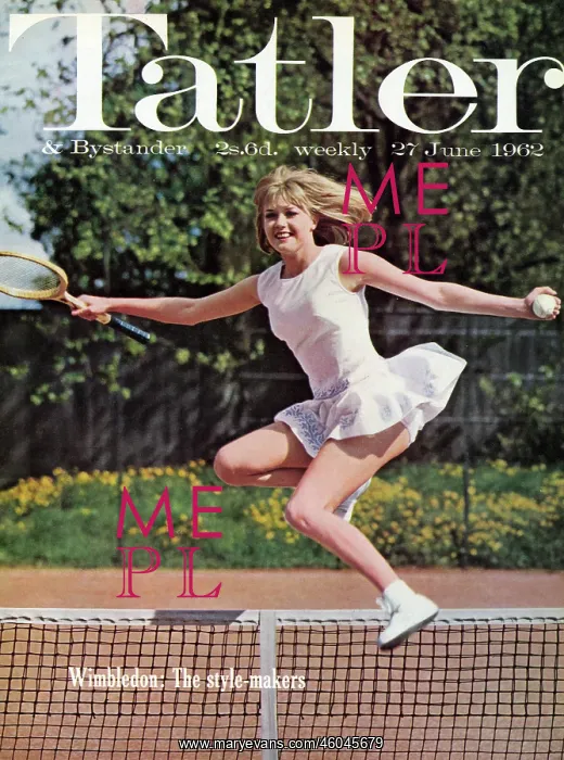 : Tatler front cover, Wimbledon 1962 : Tatler front cover, Wimbledon 1962