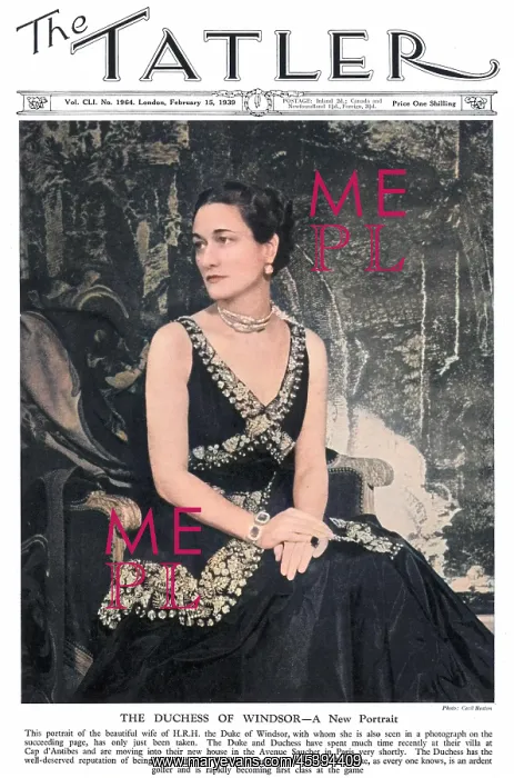 : The Tatler front-cover: The Duchess of Windsor : The Tatler front-cover: The Duchess of Windsor
