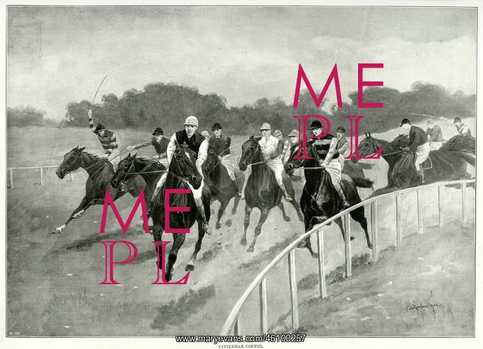 : Tattenham Corner 1897 : Tattenham Corner 1897