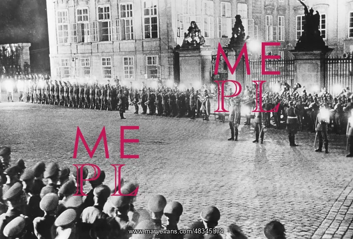 : Tattoo in front of Prague Castle, 1939 : Tattoo in front of Prague Castle, 1939