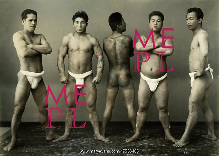 : Tattooed wrestlers, Japan : Tattooed wrestlers, Japan