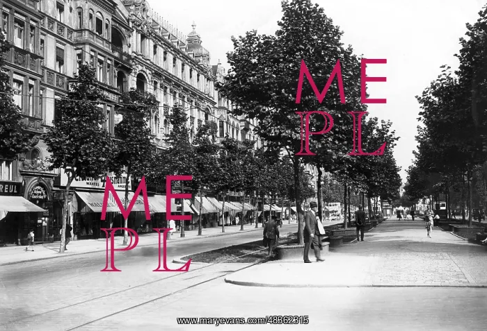: Tauentzienstrasse in Berlin, 1929 : Tauentzienstrasse in Berlin, 1929