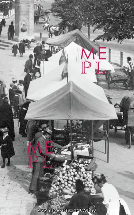  : Taunton, a Market Stall 1894