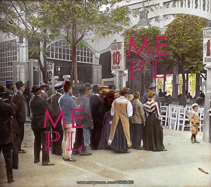 : In front of the tavern : In front of the tavern