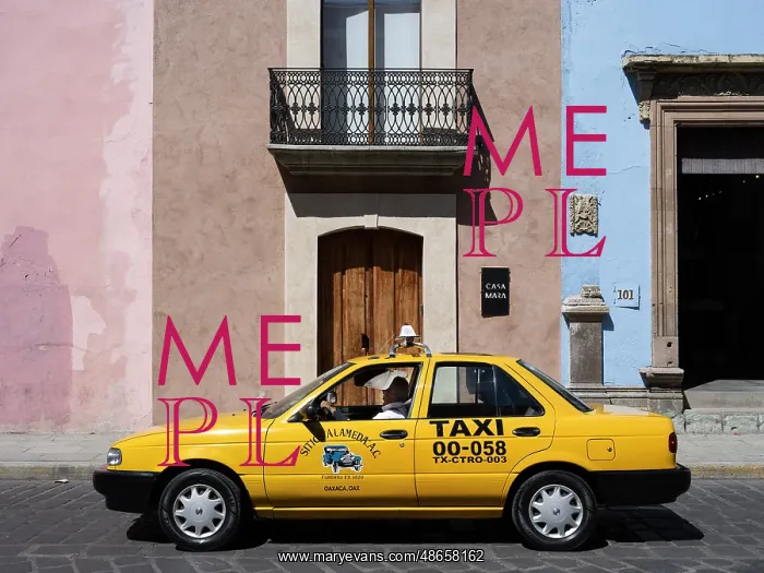: Taxi, Oaxaca, Mexico : Taxi, Oaxaca, Mexico