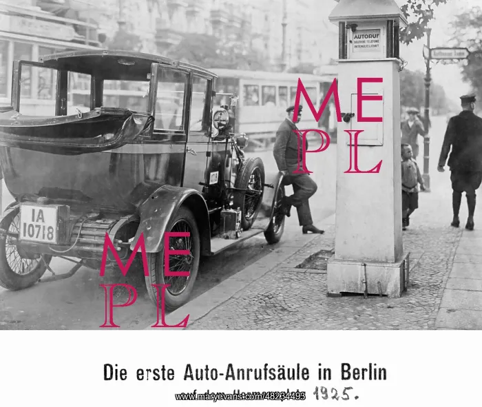  : Taxis in Berlin, 1925