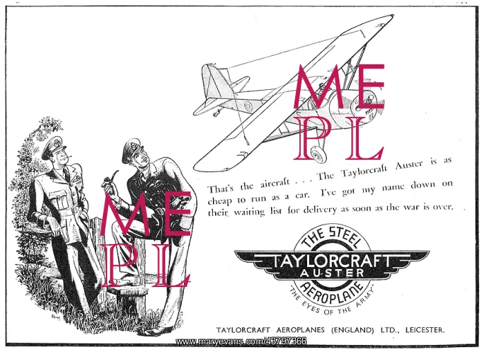: Taylorcraft Auster : Taylorcraft Auster