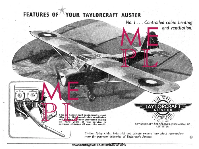 : Taylorcraft Auster : Taylorcraft Auster