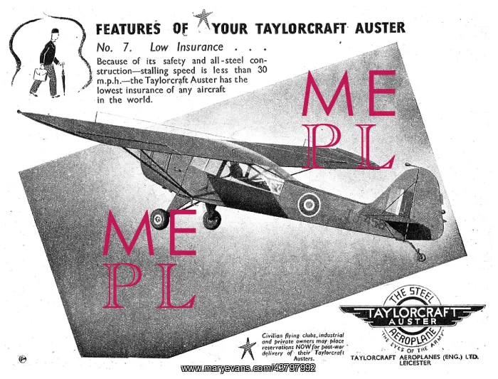 : Taylorcraft Auster : Taylorcraft Auster