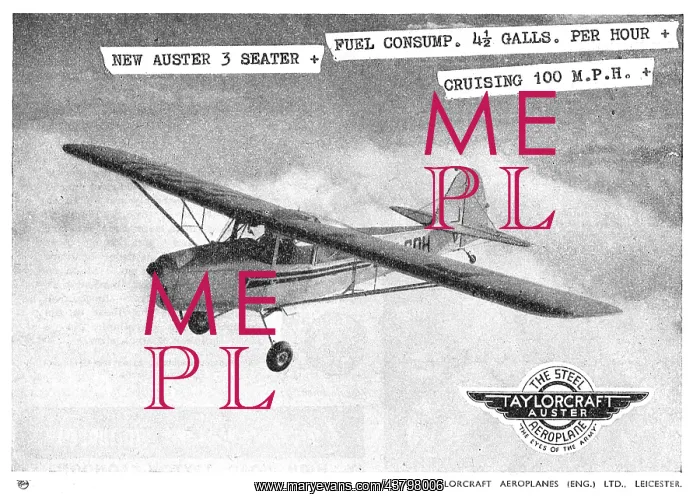 : Taylorcraft Auster : Taylorcraft Auster