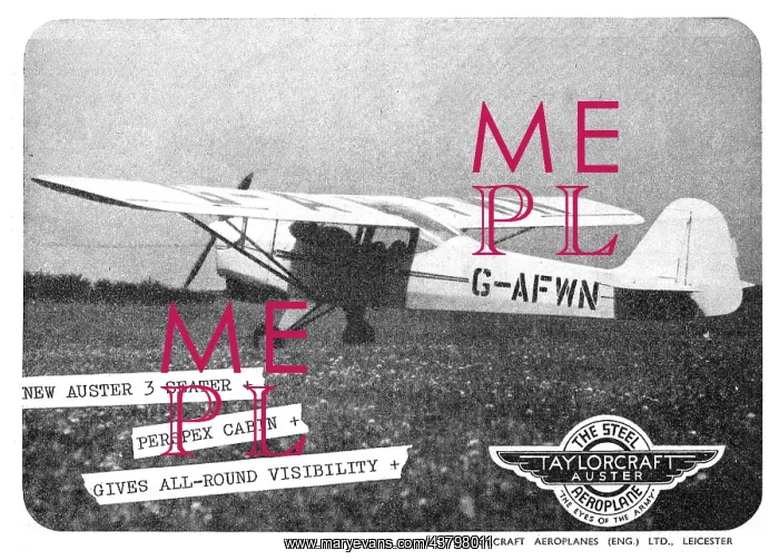 : Taylorcraft Auster : Taylorcraft Auster
