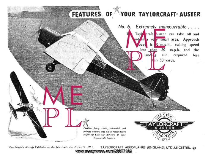 : Taylorcraft Auster : Taylorcraft Auster