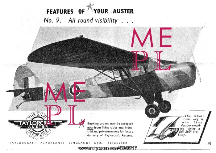 : Taylorcraft Auster : Taylorcraft Auster