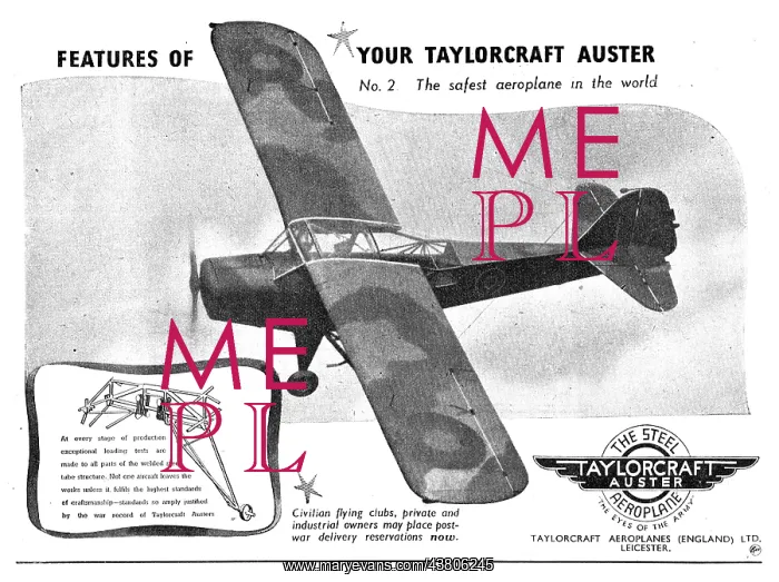 : Taylorcraft Auster : Taylorcraft Auster