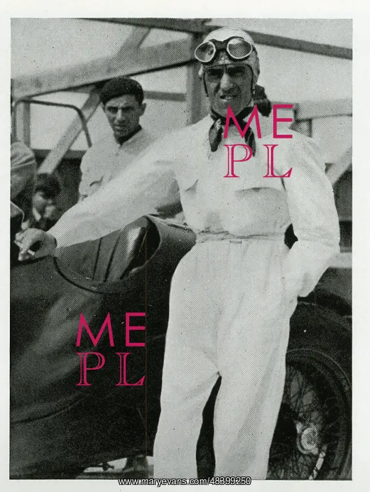 : Tazio Nuvolari, motor racing driver : Tazio Nuvolari, motor racing driver