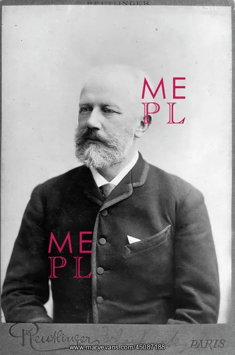 : Tchaikovsky, photograph by Reutlinger studio : Tchaikovsky, photograph by Reutlinger studio