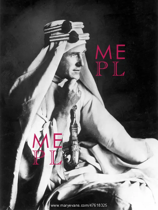 : T.E. Lawrence, WWI British Officer : T.E. Lawrence, WWI British Officer