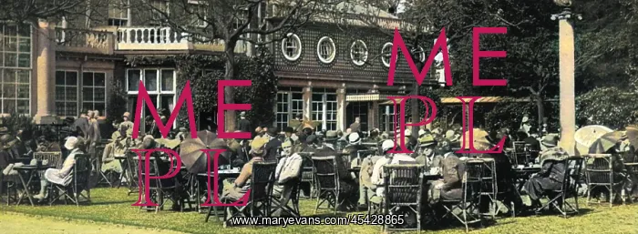 : Tea on the lawn at Ranelagh : Tea on the lawn at Ranelagh