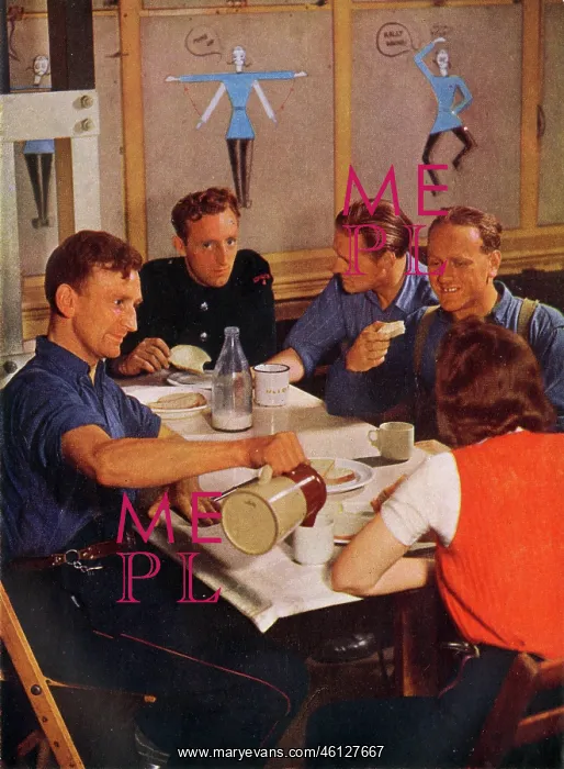 : Tea at a Mobile Unit of the Fire Service : Tea at a Mobile Unit of the Fire Service