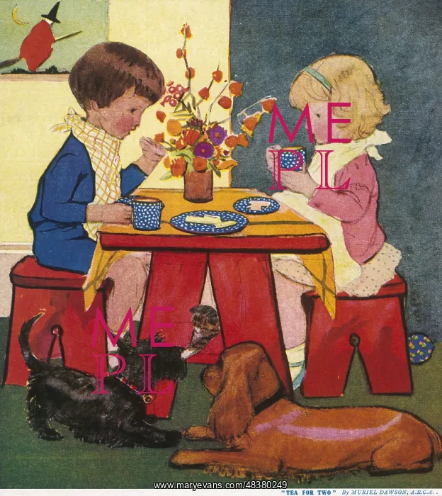 : Tea for Two by Muriel Dawson : Tea for Two by Muriel Dawson