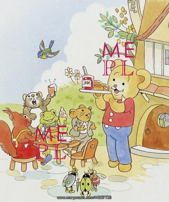 : Tea party for a bear and his friends : Tea party for a bear and his friends