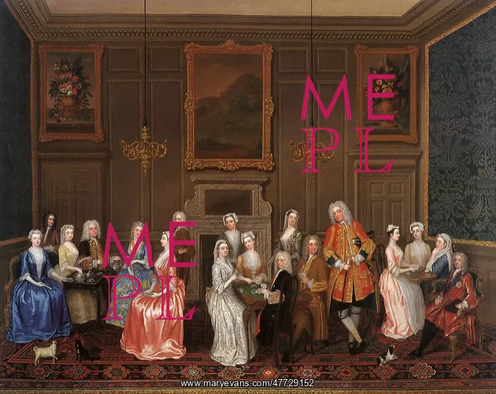 : A Tea Party at Lord Harrington's House : A Tea Party at Lord Harrington's House