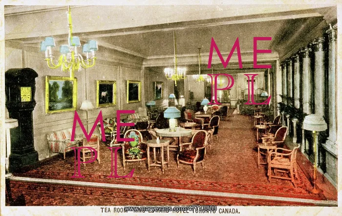: Tea Room, King Edward Hotel, Toronto, Ontario, Canada : Tea Room, King Edward Hotel, Toronto, Ontario, Canada