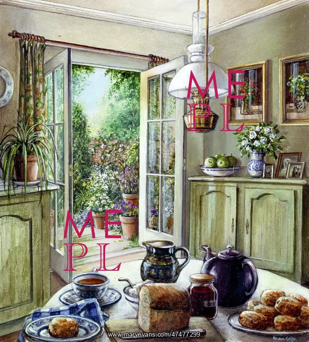 : Tea and Scones in the Kitchen : Tea and Scones in the Kitchen