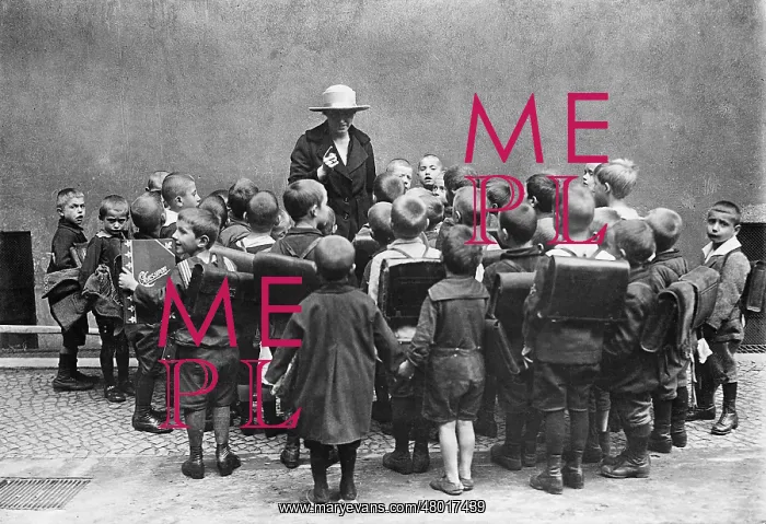  : A teacher warns her students, 1923
