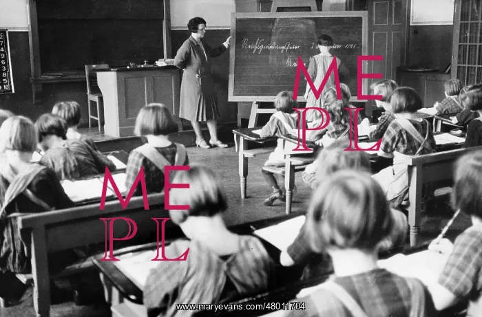 : Teaching at the orphanage, 1931 : Teaching at the orphanage, 1931
