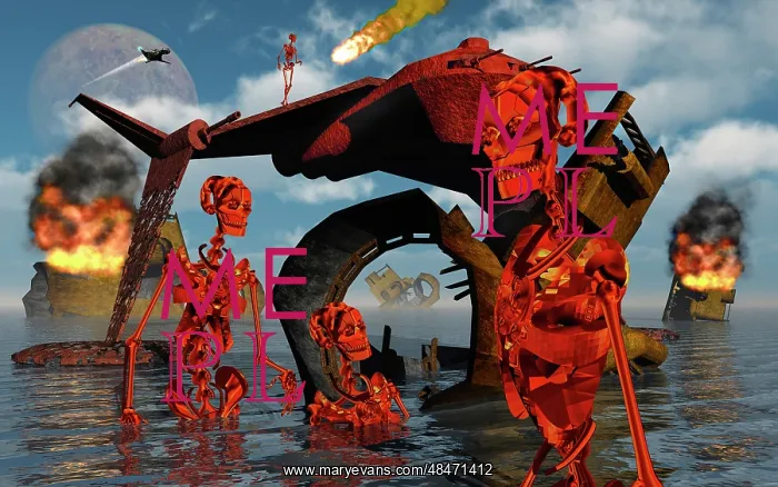 : A team of androids break down objects to their scrap value : A team of androids break down objects to their scrap value