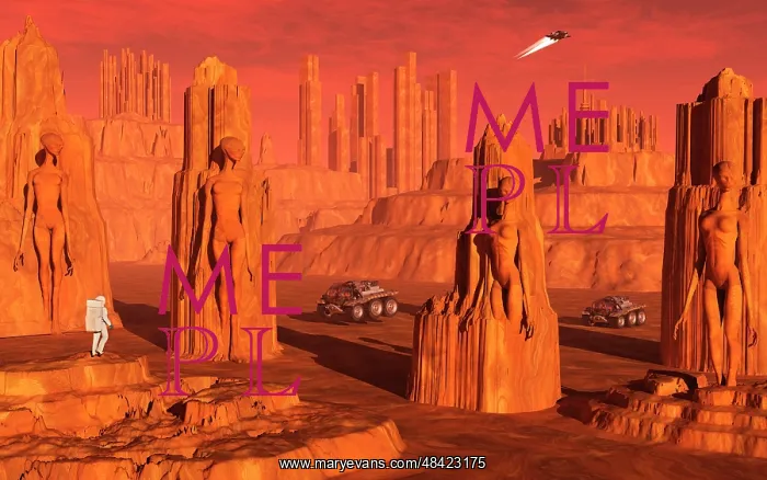 : A team of explorers from Earth exploring Mars ancient ? : A team of explorers from Earth exploring Mars ancient ?