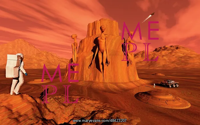 : A team of explorers from Earth exploring Mars ancient ? : A team of explorers from Earth exploring Mars ancient ?