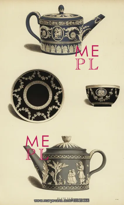 : Teapots with cup and saucer : Teapots with cup and saucer
