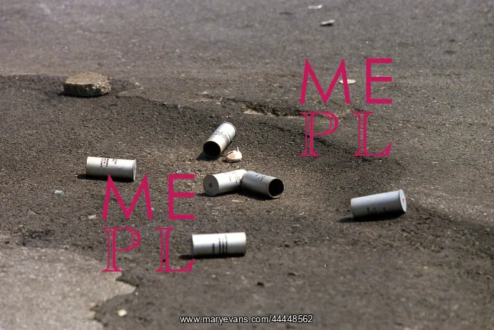 : Empty Tear Gas Canisters : Empty Tear Gas Canisters