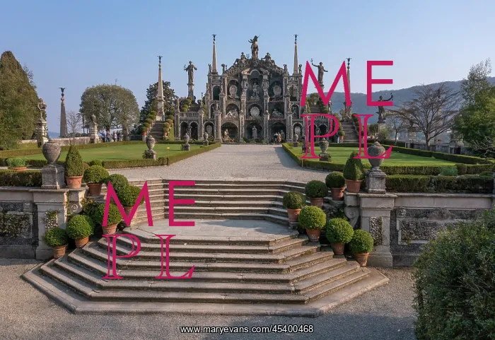 : Teatro Massimo, Gardens, Isola Bella, Lake Maggiore : Teatro Massimo, Gardens, Isola Bella, Lake Maggiore