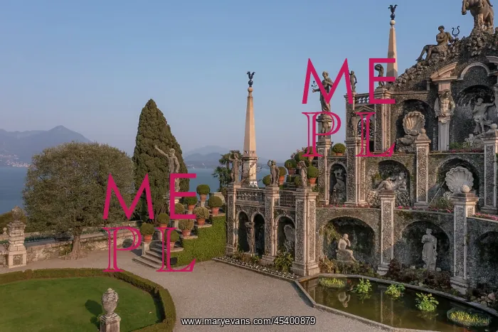 : Teatro Massimo, Gardens, Isola Bella, Lake Maggiore : Teatro Massimo, Gardens, Isola Bella, Lake Maggiore