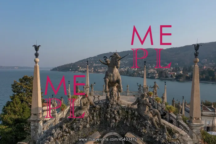 : Teatro Massimo, Gardens, Isola Bella, Lake Maggiore : Teatro Massimo, Gardens, Isola Bella, Lake Maggiore