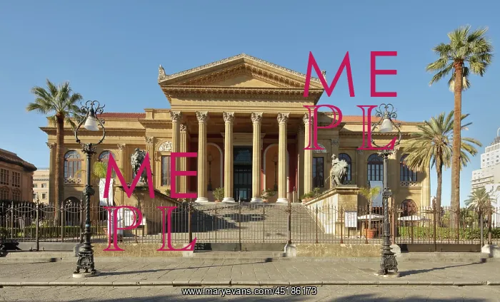 : Teatro Massimo Vittorio Emanuele, Palermo, Sicily, Italy : Teatro Massimo Vittorio Emanuele, Palermo, Sicily, Italy