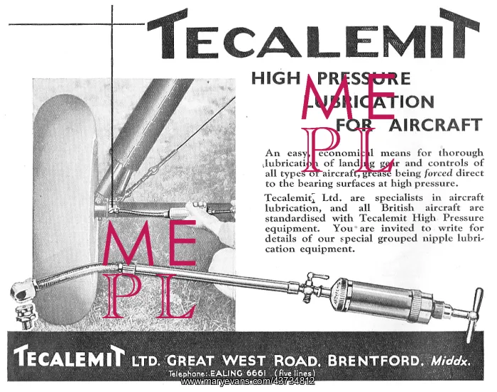 : Tecalemit High Pressure Lubrication For Aircraft : Tecalemit High Pressure Lubrication For Aircraft