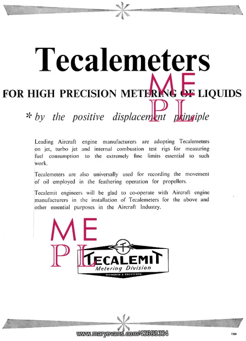 : Tecalemit Tecalemeters Precision : Tecalemit Tecalemeters Precision
