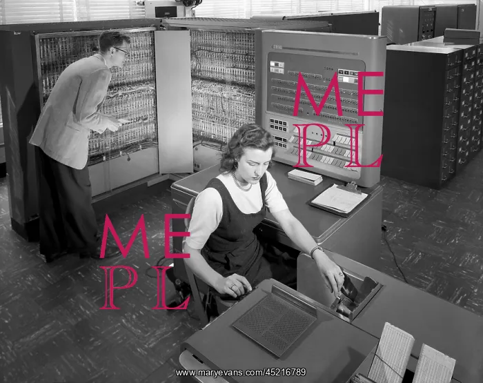  : Technicians working with room size IBM type ?