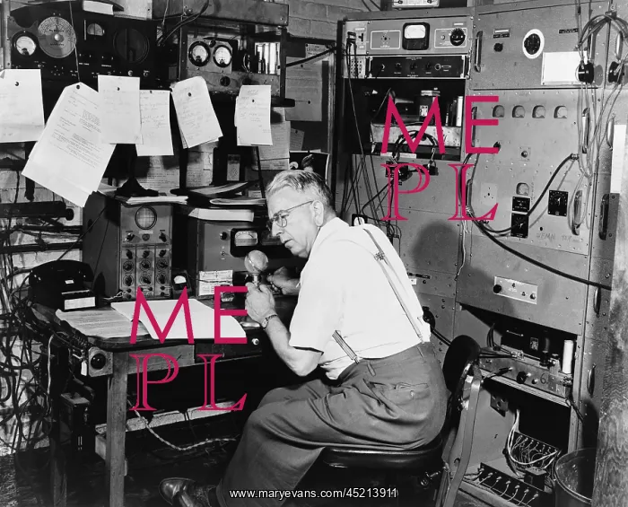 : Ted Gempp, operator of the radio station ? : Ted Gempp, operator of the radio station ?