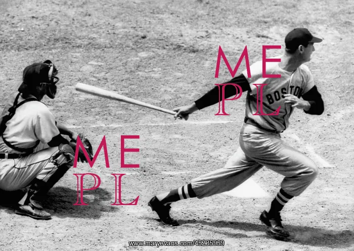 : Ted Williams of the Boston Red Sox, Detroit, ? : Ted Williams of the Boston Red Sox, Detroit, ?