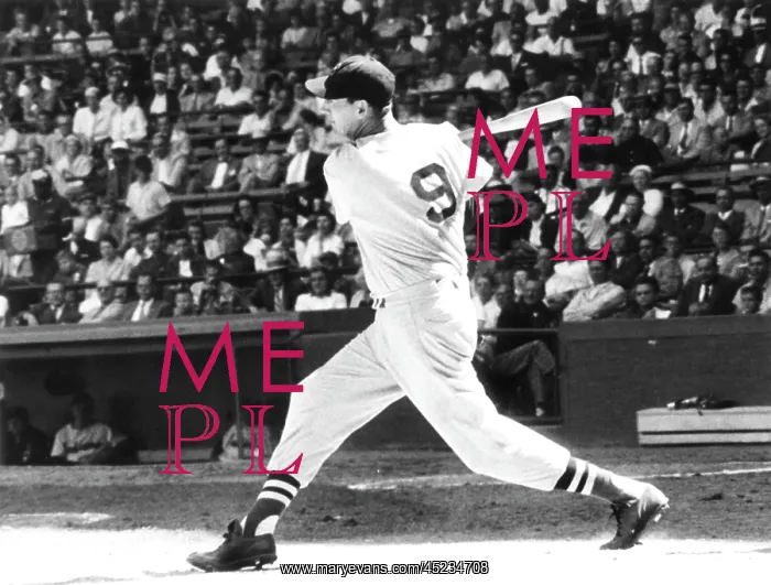: Ted Williams, ca. 1957. ? : Ted Williams, ca. 1957. ?