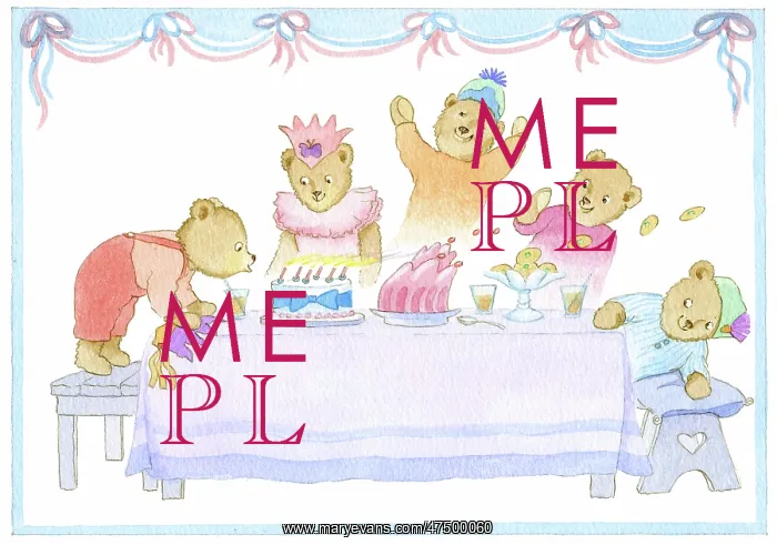 : Teddies Birthday Table : Teddies Birthday Table