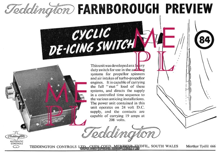 : Teddington Automatic Controls - Cyclic De-Icing Switch : Teddington Automatic Controls - Cyclic De-Icing Switch